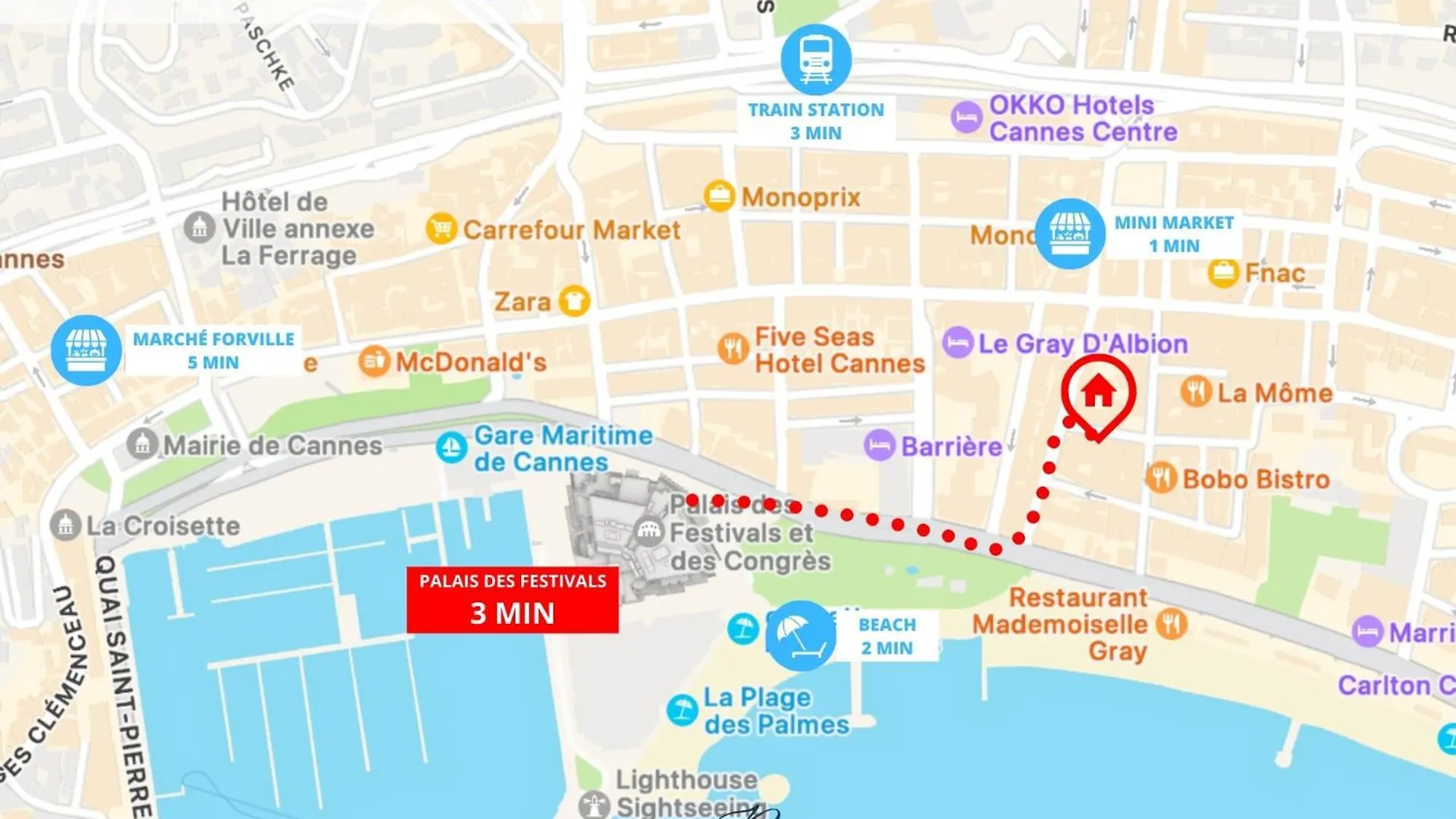 Sky Croisette - Palais Des Festivals Et Des Congres Apartment Cannes